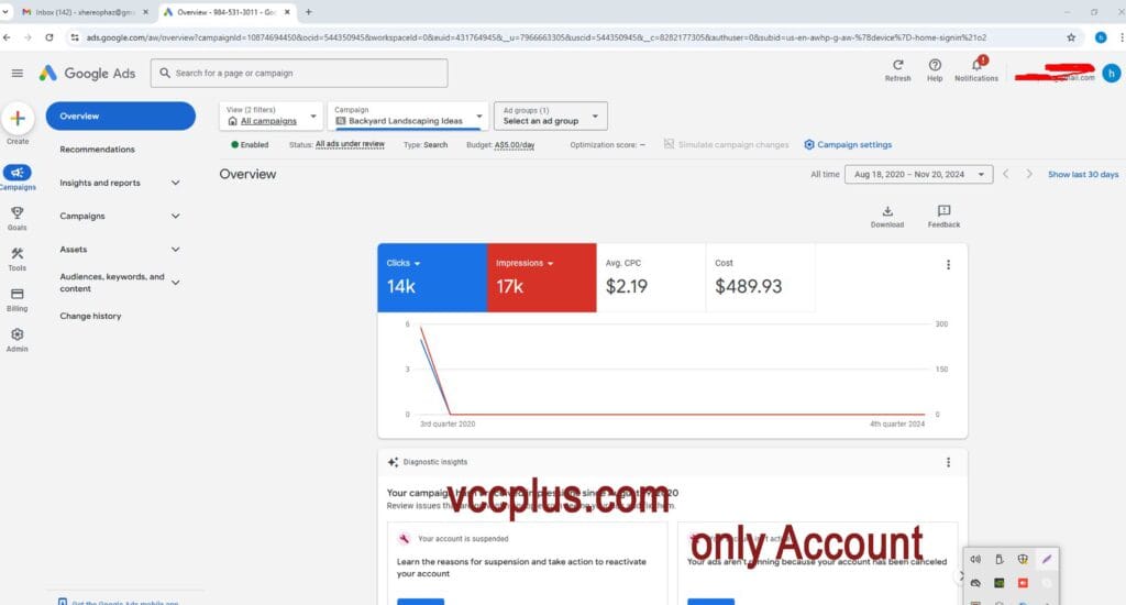 Buy Google Ads Threshold Account​